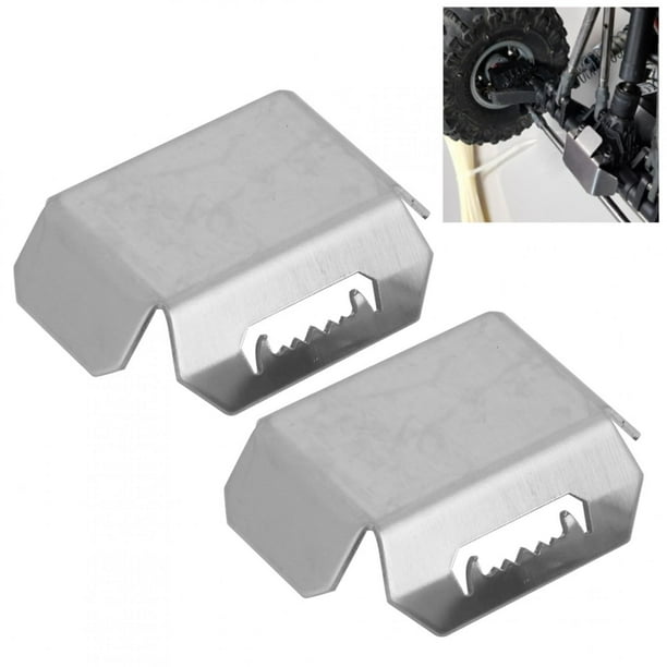 2PCS Front & Rear Axle Guard Armor Silver for AXIAL CAPRA RC Car Upgrade Part 2PCS Front & Rear Axle Guard Armor Silver for AXIAL CAPRA RC Car Upgrade Part